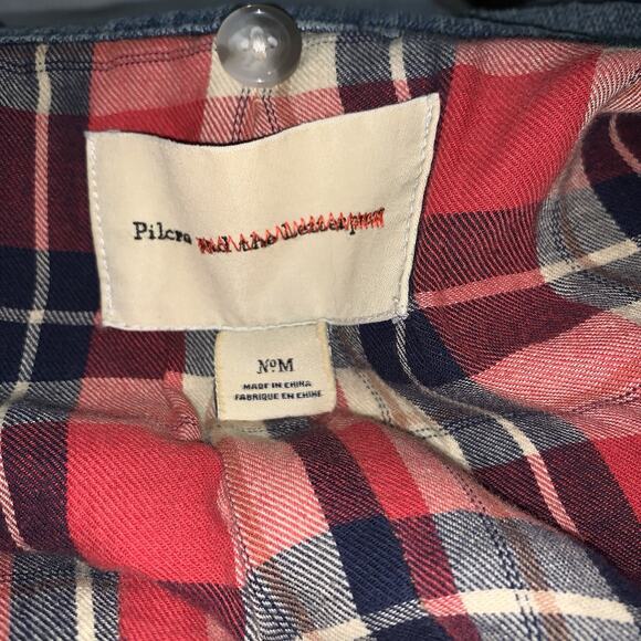 Anthropologie Pilcro and the Letterpress Denim Jean Jacket Blazer Size medium - Picture 7 of 10